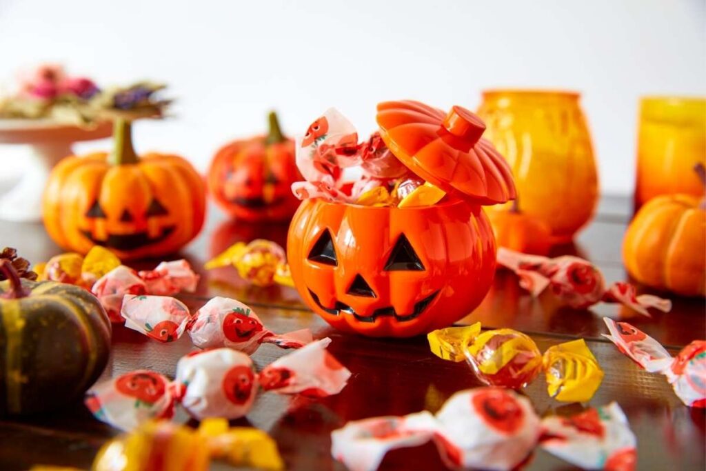histoire des bonbons d'Halloween